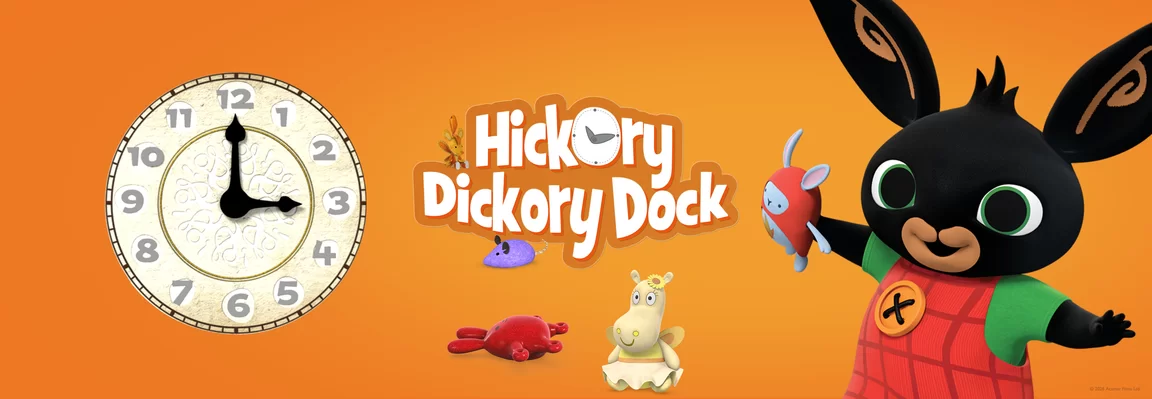 New nursery rhyme: Hickory Dickory Dock | Bing Bunny